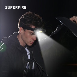 Žibintuvėlis G19, daugiafunkcinis, su magnetu, SMD + COB + Raudona, 200lm, 5+2W, įkraunamas