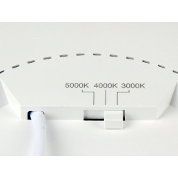 LED panelė universali EasyFix PRO, 230Vac, 6W, 540lm, 3000K-5000K CCT, apvali