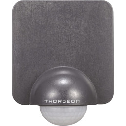 Judesio jutiklis PIR, 230Vac, 1200W, 8m, sieninis, IP54, juodas