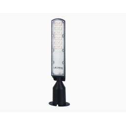 Gatvės šviestuvas LED 230V 30W 3 000lm, 140° x 70° 4000K, juodas, FLAMINGO, IP65, IK08