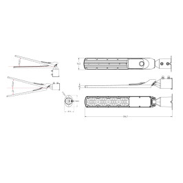 Gatvės šviestuvas LED 230V 100W 10 000lm, 140° x 70° 4000K, juodas, FLAMINGO, IP65, IK08