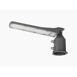 Gatvės šviestuvas LED 230V 30W 3 000lm, 140° x 70° 4000K, pilkas, FLAMINGO, IP65, IK08