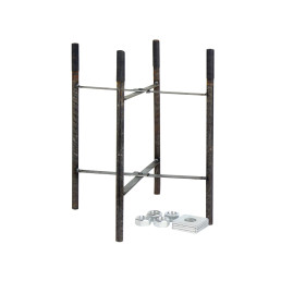 Surenkamo apšvietimo stulpo pamato rėmas