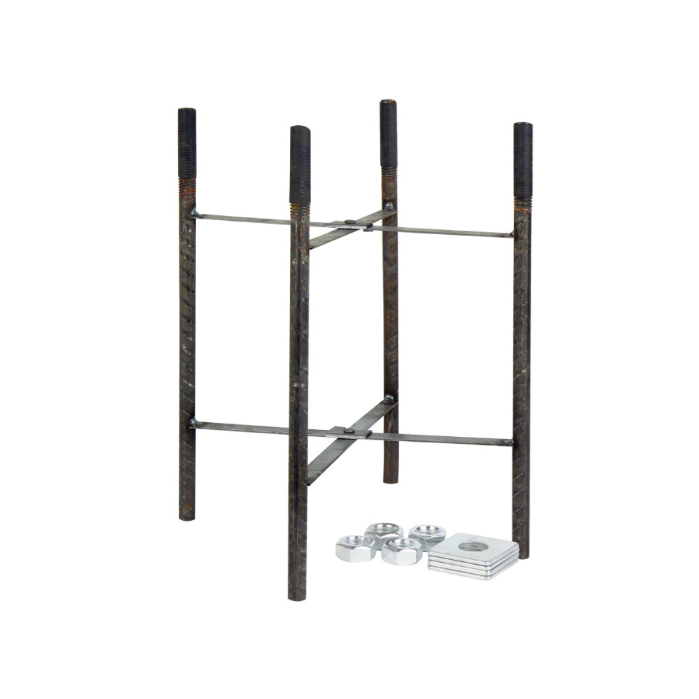 Surenkamo apšvietimo stulpo pamato rėmas