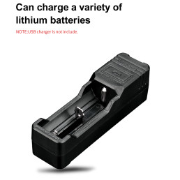 Nardymo žibintuvėlis, 10W CREE XML2, 770lm, IPX8, su 18650 įkraunama baterija ir krovikliu