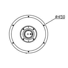 Parko šviestuvas NOLINA, 230Vac, 30W, 4500lm, juodas