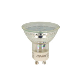 LED lemputė GU10 230V 1W 3000K šiltai balta 80lm