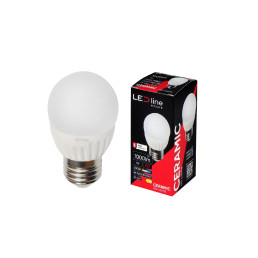 Lemputė LED E27 230V 7W G45 1000lm 140lm/ W 4000K, CERAMIC, LED line PRIME