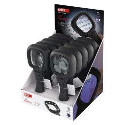Rankinis didinamasis stiklas, lupa su pašvietimu ir UV, 20lm, 5x LED + 1x UV, 1vnt.