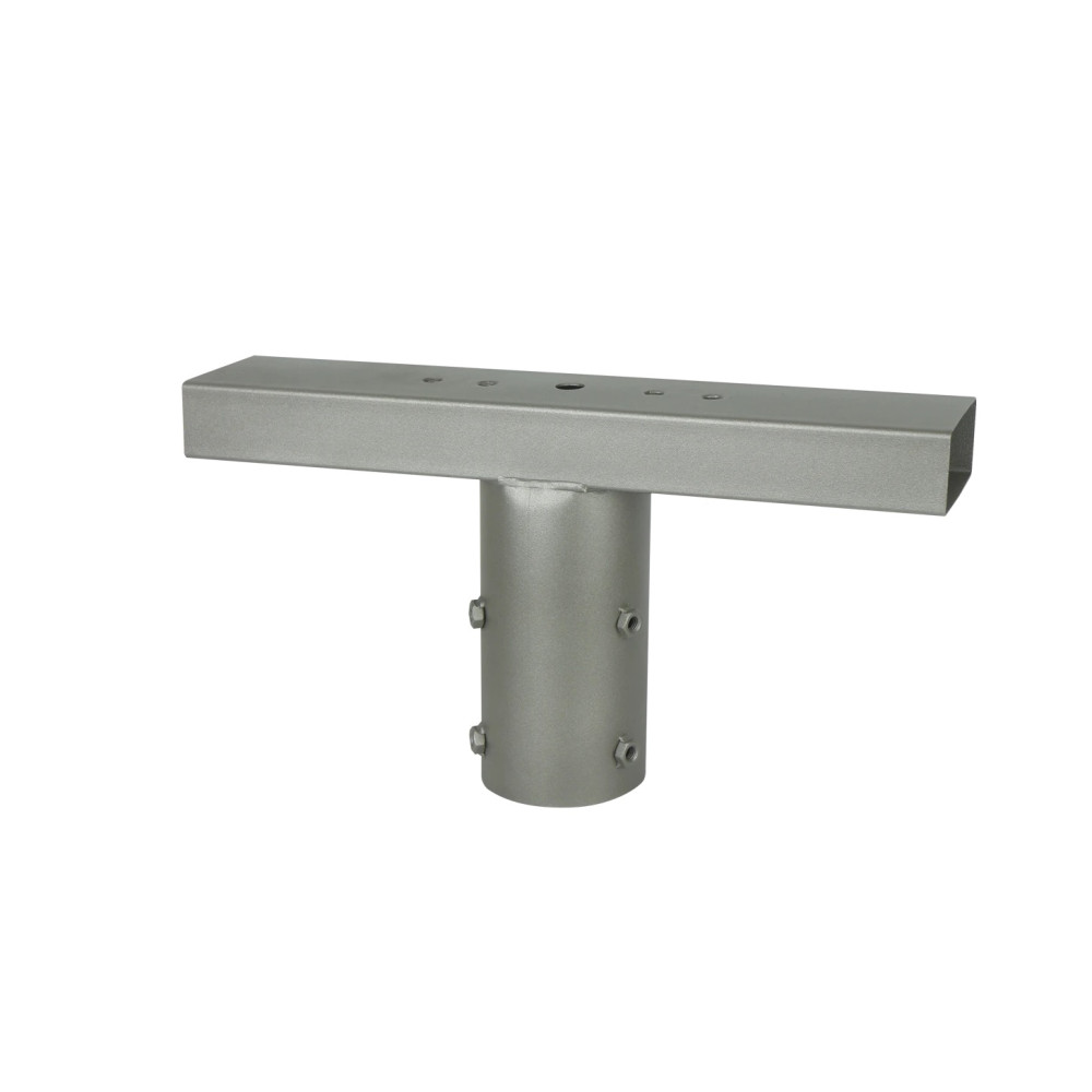 Surenkamo apšvietimo stulpo antgalis skirtas lauko prožektoriams, pilkas