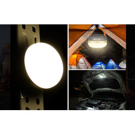 Stovyklavimo žibintuvėlis, įkraunamas USB 1000mAh, 2.5W, IP44