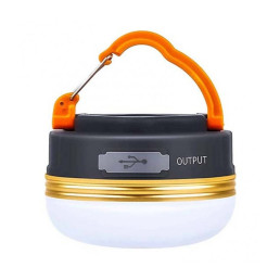 Stovyklavimo žibintuvėlis, įkraunamas USB 1000mAh, 2.5W, IP44