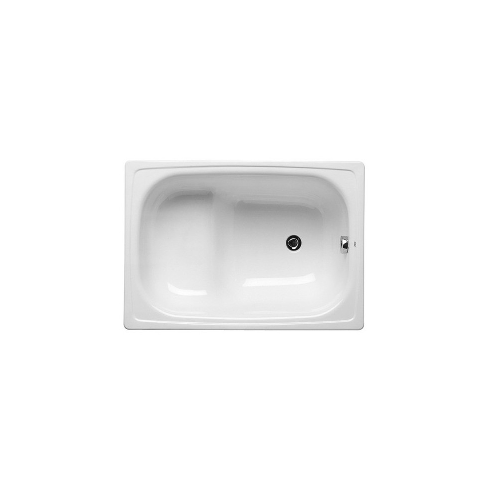 CONTESA plieninė vonia 100x70 cm sėdimoji balta