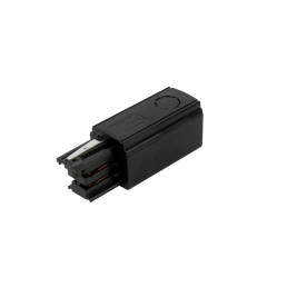 Maitinamoji jungtis 3 fazių bėgelis LUMICANTO dešinė pusė juoda 