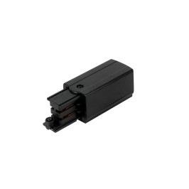 Maitinamoji jungtis 3 fazių bėgeliui LUMICANTO kairė pusė juoda 