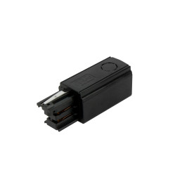 Maitinamoji jungtis 3 fazių bėgeliui LUMICANTO kairė pusė juoda 