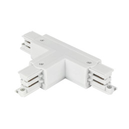 Jungtis T formos 3 fazių bėgeliui LUMICANTO dešinė pusė baltas 