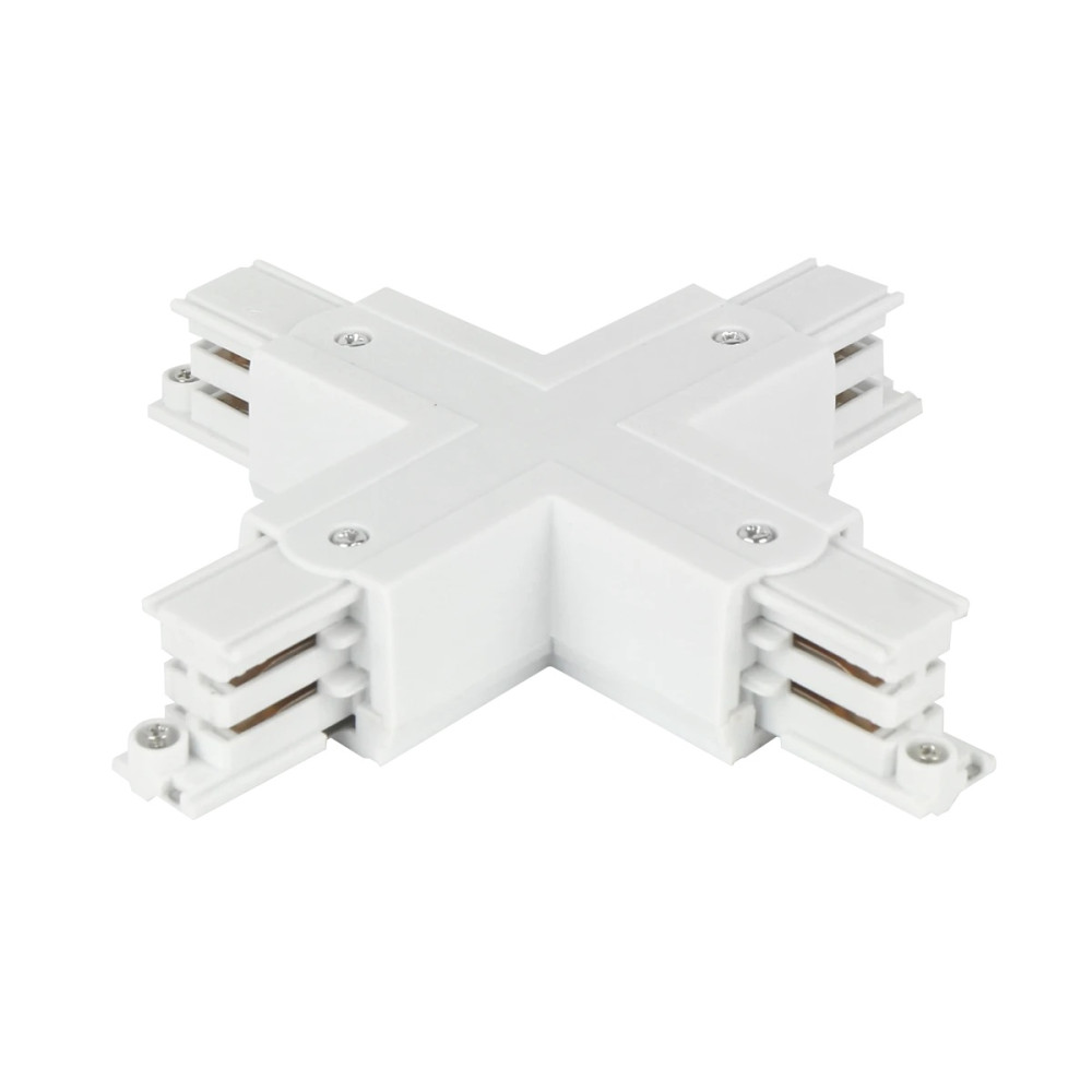 Jungtis X 3 fazių bėgeliui LUMICANTO baltas 