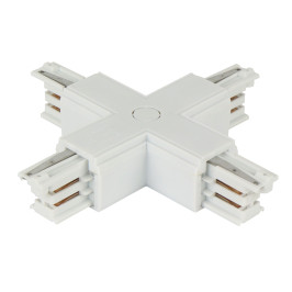 Jungtis X 3 fazių bėgeliui LUMICANTO baltas 