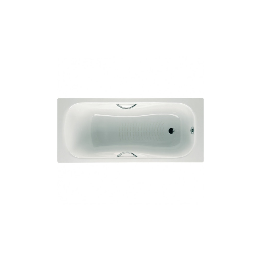 PRINCESS-N Plieninė vonia 170 × 70 cm su chrom. rank. (7.5268.0.431.0) antislip