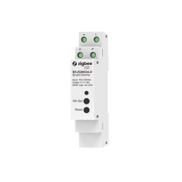Apšvietimo valdiklis DIN, ZigBee 3.0 MQTT, 100-240Vac 200W TRIAC PUSH-DIM