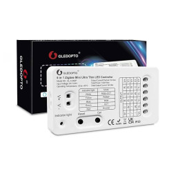 LED valdiklis SLIM, ZigBee +RF, 5-24V 6A/ CH , RGB, RGBW, RGB+CCT, CCT, DIM