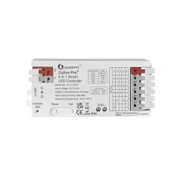 LED valdiklis ZigBee PRO+ RF, 12-24Vdc, 15A/ CH, 20A MAX, RGB, RGBW, RGB+CCT, CCT, DIM, PUSH-DIM