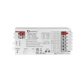 LED valdiklis ZigBee PRO+ RF, 12-24Vdc, 15A/ CH, 20A MAX, RGB, RGBW, RGB+CCT, CCT, DIM, PUSH-DIM