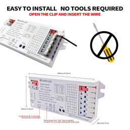 LED valdiklis ZigBee PRO+ RF, 12-24Vdc, 15A/ CH, 20A MAX, RGB, RGBW, RGB+CCT, CCT, DIM, PUSH-DIM
