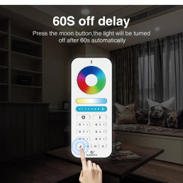 Nuotolinio valdymo pultelis GLEDOPTO RF valdikliams, 6 zonų, RGB + CCT / DIM