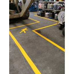 Juosta grindų žymėjimui geltona 50mm x 33m 471F 3M