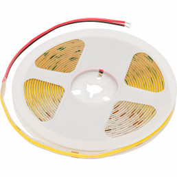 LED juosta, 12Vdc, 11W/ m, COB 480LED/ m, 1100lm, šiltai balta 2700K, IP20, 180°
