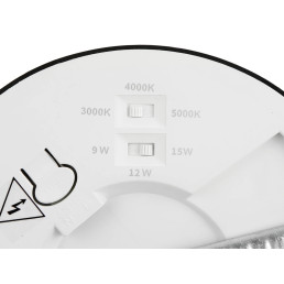 LED panelė universali EASY FLEX 18-21-24W CCT 2110lm, apvali juoda