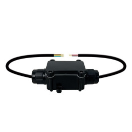 Skaitmeninių LED juostų valdiklis, 5-24Vdc, 15A, 800pix, hermetinis IP65, WLED ESP32 Wi-Fi