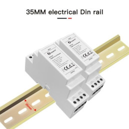 Išmani relė DIN bėgeliui, ZigBee, 230Vac, su energijos matavimu
