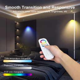 Nuotolinio valdymo pultelis GLEDOPTO RF valdikliams, 8 zonų, RGB + CCT / DIM