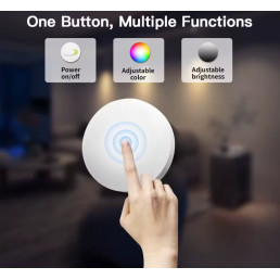 Nuotolinio valdymo pultelis GLEDOPTO RF valdikliams, 1 zonos, DOT, DIM