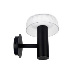 Lauko šviestuvas su saulės panele SUNTIS, sieninis, 170lm, 3000K, 2Ah, IP54, USB-C