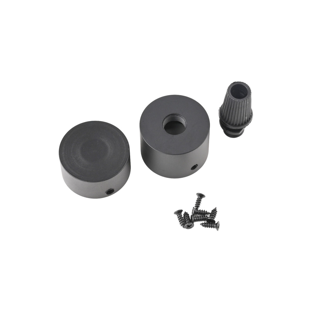 LED juostos NEONFLEX D25 aklės su/ be skylės, aliuminės, juodos anoduotos