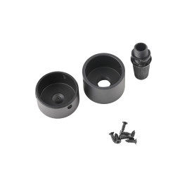 LED juostos NEONFLEX D25 aklės su/ be skylės, aliuminės, juodos anoduotos