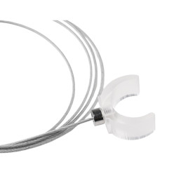 LED juostos NEONFLEX D25 laikiklis su troseliu 150cm ilgio