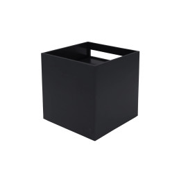 Sieninis lauko šviestuvas CUBE 2x3W 3000K, reguliuojamo švietimo kampo, juodas spalvos