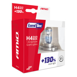 Lemputės 12V H4 55/ 60W LumiTec LIMITED +130% 2 vnt.AMiO