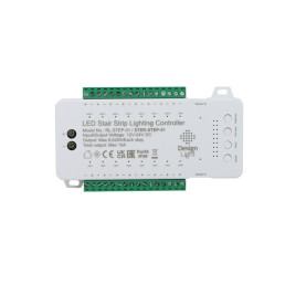 LED valdiklis laiptų apšvietimui, 16 kanalų, 12-24Vdc, 10A, su judesio jutikliais