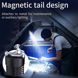 Žibintuvėlis A29, EDC 15W 1450lm, įkraunamas USB-C, su magnetu 52g