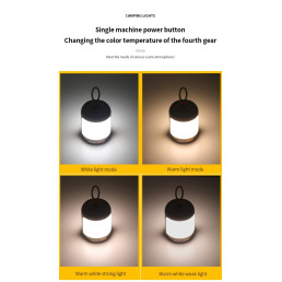 Žibintuvėlis LT03, stovyklavimo, įkraunamas USB-C, 55lm