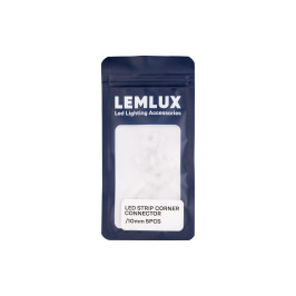 LED juostos kampinė jungtis / 10mm 5vnt