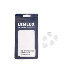 LED juostos kampinė jungtis / 10mm 5vnt
