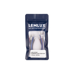 LED juostos sujungimas su 15cm laidu RGB 5vnt