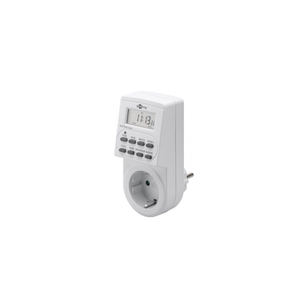 Programuojamas savaitinis laikmatis su LCD, 230Vac 16A TM/ NU2